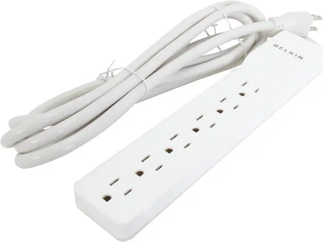 Main image of BELKIN BE106000-10 10 Feet 6 Outlets 720 Joules Home/ Office Surge Protector
