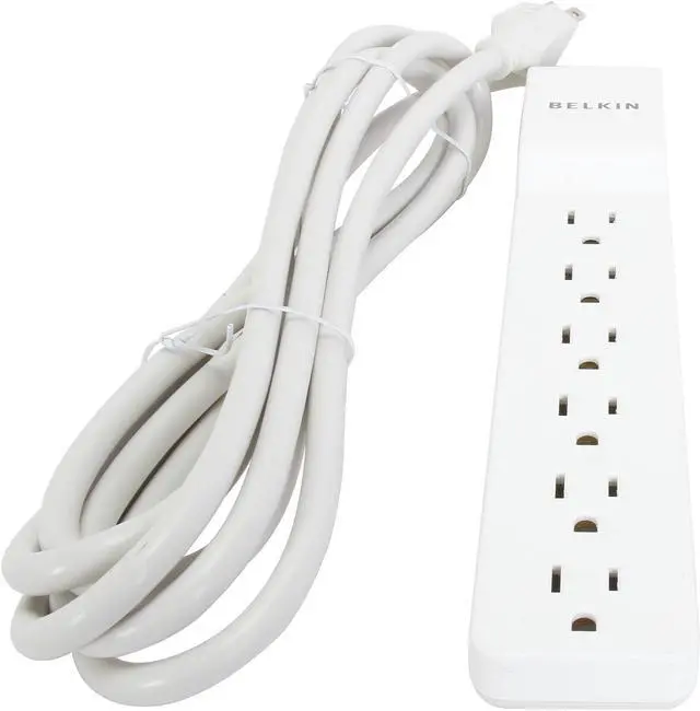 Alt view image 2 of 3 - BELKIN BE106000-10 10 Feet 6 Outlets 720 Joules Home/ Office Surge Protector