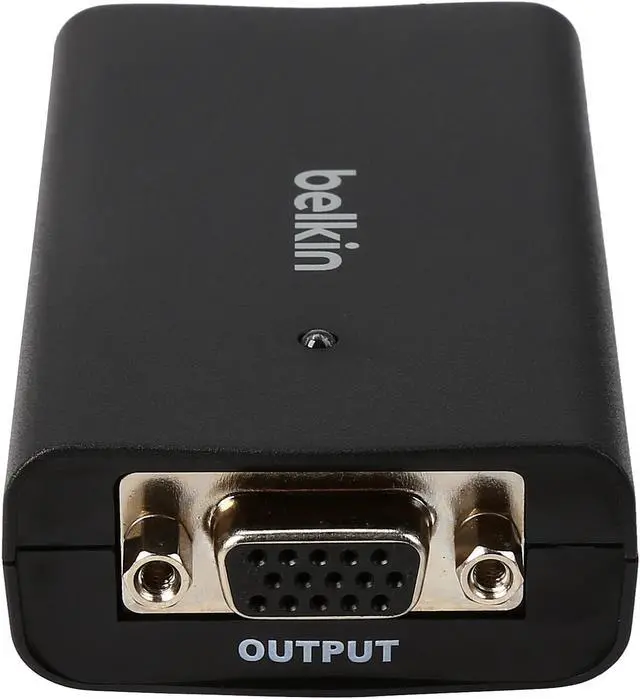Alt view image 2 of 5 - Belkin HDMI to VGA + 3.5mm Audio Adapter F2CD053