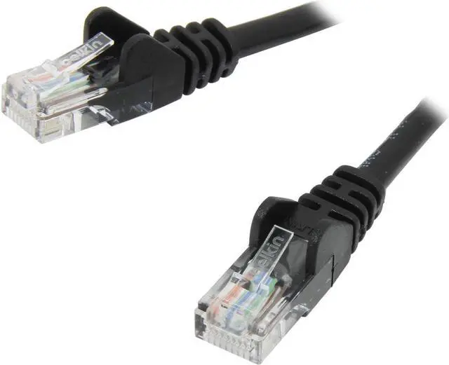 Main image of Belkin Cable,CAT5E, RJ45, M/M, Ethernet Patch Snagless, A3L791BT02MBLKS, Black