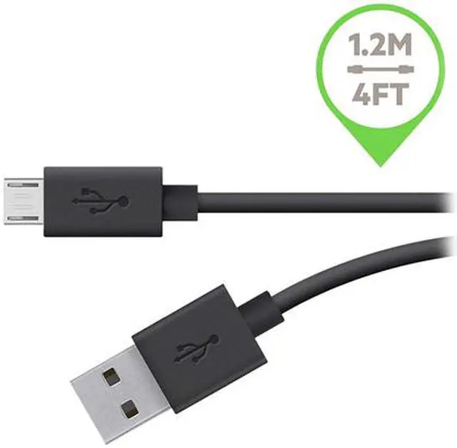 Alt view image 3 of 5 - Belkin Tangle Free Micro USB ChargeSync Cable