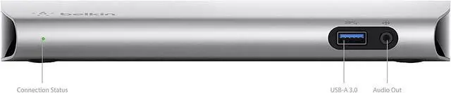 Alt view image 3 of 8 - Belkin Thunderbolt 3 Thunderbolt Dock for MacBook Pro Models 2016 or Later, Dual 4K @ 60Hz, 40Gbps Data Transfer Speeds, Comes with 0.5m / 1.6ft Thunderbolt 3 Cable (F4U095tt / B2B151tt)