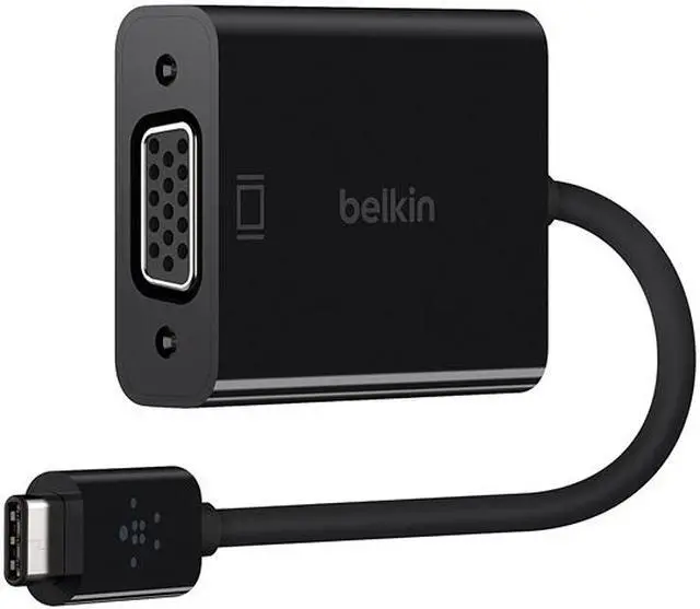 Main image of Belkin F2CU037btBLK USB-C to VGA Adapter (Also Known as USB Type-C)