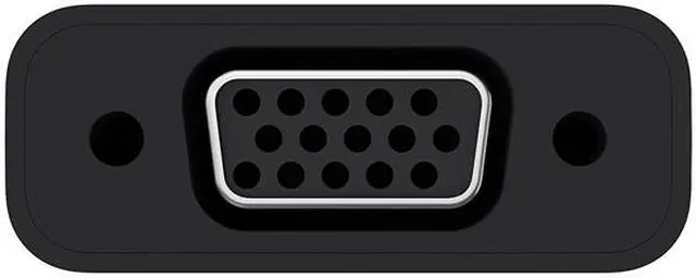 Alt view image 2 of 4 - Belkin F2CU037btBLK USB-C to VGA Adapter (Also Known as USB Type-C)
