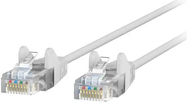 Main image of Belkin CE001B01-WHT-S 1 ft. Cat 6 White UTP Snagless Patch Network Cable