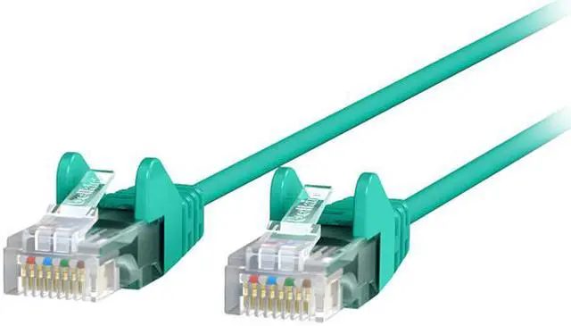 Main image of Belkin CE001B05-GRN-S 5 ft. Cat 6 Green 28 AWG UTP Snagless Patch Network Cable