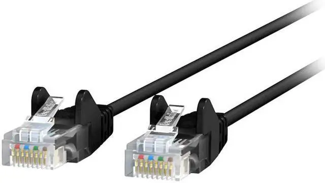 Main image of Belkin CE001B06-BLK-S 6 ft. Cat 6 Black 28 AWG UTP Snagless Patch Network Cable
