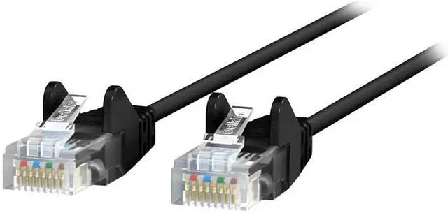 Main image of Belkin CE001B15-BLK-S 15 ft. Cat 6 Black 28 AWG UTP Snagless Patch Network Cable