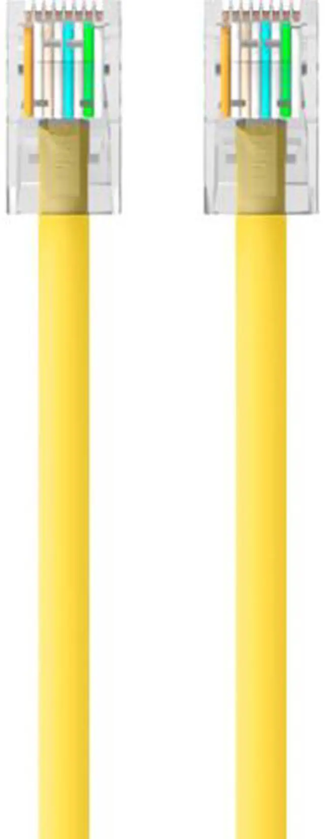 Main image of Belkin A3L980-12-YLW-S 12 ft. Cat 6 Yellow Snagless UTP RJ45  Patch Cable
