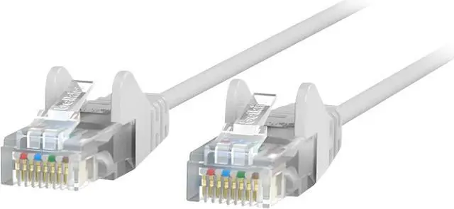 Main image of Belkin CE001B05-WHT-S 5 ft. Cat 6 White 28 AWG UTP Snagless Patch Network Cable