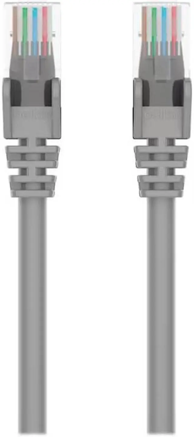 Main image of Belkin A3L980-06IN-S 6 in. Cat 6 Gray UTP Snagless RJ45 Patch Cable