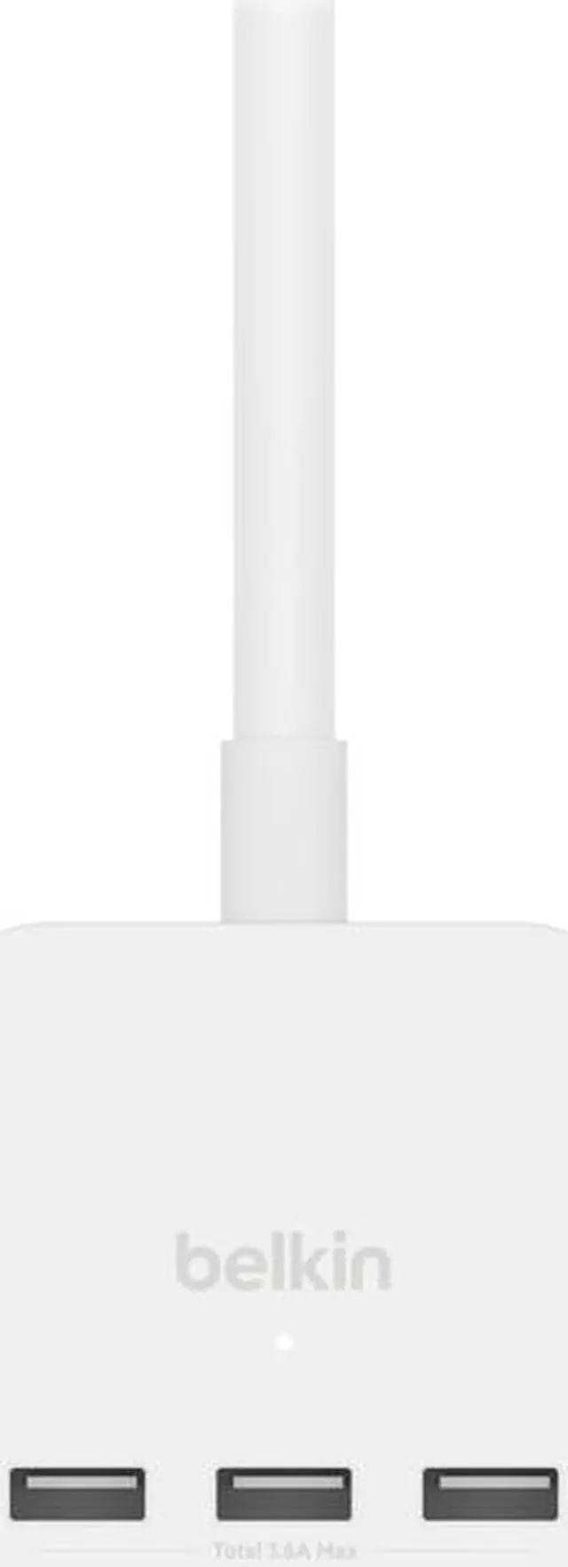 Alt view image 2 of 5 - Belkin 3-Outlet Power Cube with 5-Foot Cord and USB-A Ports SRA006P3TT5