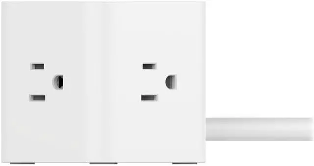 Alt view image 5 of 5 - Belkin 3-Outlet Power Cube with 5-Foot Cord and USB-A Ports SRA006P3TT5
