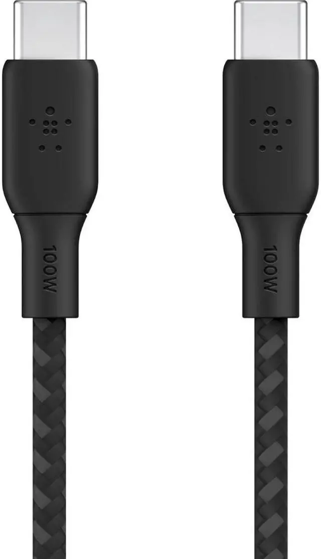 Alt view image 2 of 3 - Belkin CAB014bt2MBK Black BoostCharge USB-C to USB-C Cable 100W