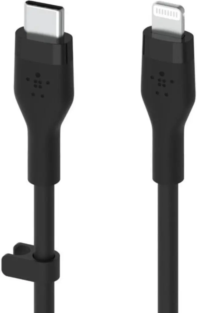 Alt view image 3 of 9 - Belkin USB-C Cable with Lightning Connector 3.28 ft Lightning/USB-C Data Transfer Cable for iPhone, iPad, iPod, iPad Pro, iPad Air, iPad mini
