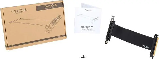 Alt view image 6 of 6 - Fractal Design Flex VRC-25 PCIE x16 Extender and Vertical GPU Riser Card Adapter - Black