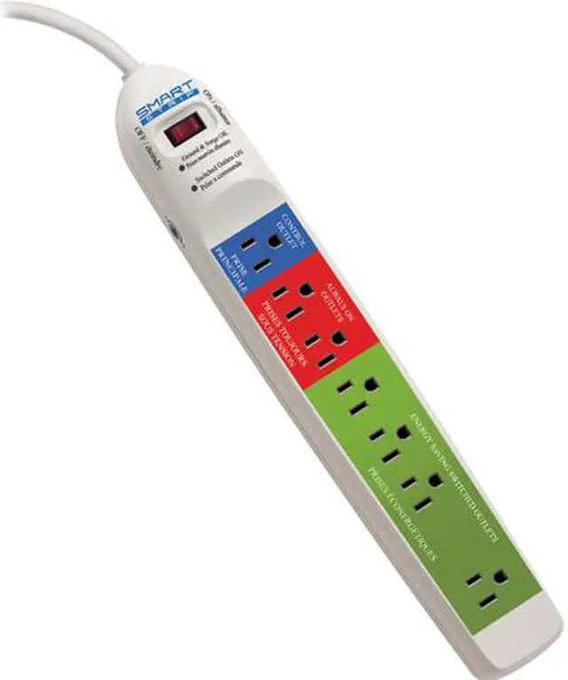 Main image of Smart Strip SCG3 4 Feet 7 Outlets 900 Joules Power Strip w/ Autoswitching Technology