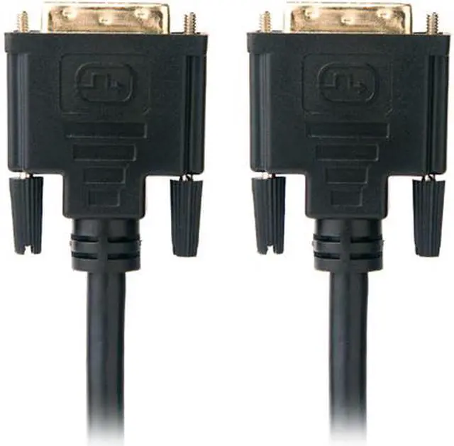 Alt view image 2 of 9 - Omni Gear DVI-15 Black 15 ft. DVI-D Dual-Link(24+1) Male to Male 28AWG Cable w/ Ferrite Cores, Gold Plated