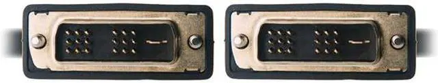 Alt view image 4 of 9 - Omni Gear DVI-3 Black 3 ft. DVI-D Dual-Link(24+1) Male to Male 28AWG Cable w/ Ferrite Cores, Gold Plated
