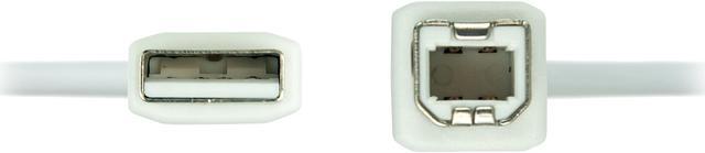 Alt view image 4 of 6 - Omni Gear USB-6-ABW White USB 2.0 A Male to B Male Cable