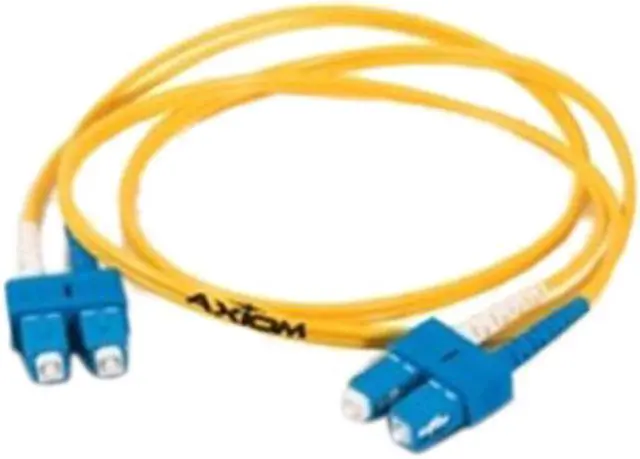 Alt view image 2 of 2 - Axiom LCLCSD9Y-10M-AX AX - Network cable - LC single mode (M) to LC single mode (M) - 33 ft - fiber optic - 9 / 125 micron - OS2 - yellow
