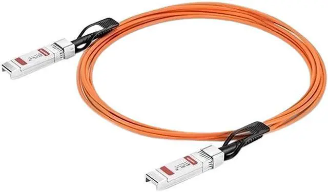 Main image of Axiom 10GE-SFPP-AOC-0101-AX 3.28 ft. Orange 10GBASE-AOC SFP+ Active Optical Cable for Brocade 1m