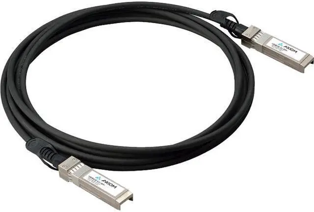 Main image of Axiom SFP-10G-C5M-AX 16.4 ft. Black 10GBASE-CU SFP+ Passive DAC Twinax Cable Alcatel Compatible