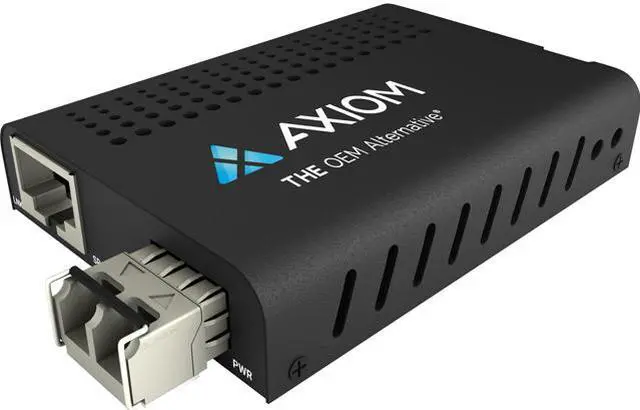 Main image of Axiom Mini 1Gbs RJ45 to 1000BASE-LX Media Converter - SMF, LC, 20km, 1310nm