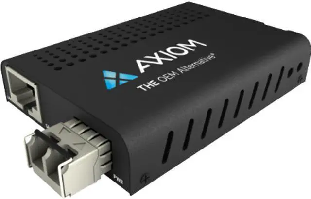 Main image of Axiom Mini 1Gbs RJ45 to 1000BASE-SX Media Converter - MMF, LC, 550m, 850nm