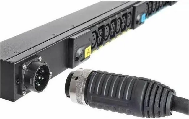 Alt view image 5 of 6 - Eaton Universal-Input Metered PDU G4, 208V and 415/240V, 24 Outlets, Input Cable Sold Separately, 0U Vertical EVMIGU23A-E