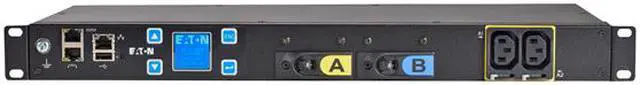 Alt view image 2 of 5 - Eaton ePDU Metered EMIT04-10 12-Outlet PDU