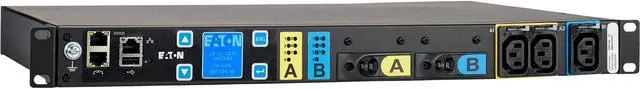 Main image of Eaton EMAT08-10, 1U Horizontal 8 Outlets Managed ePDU