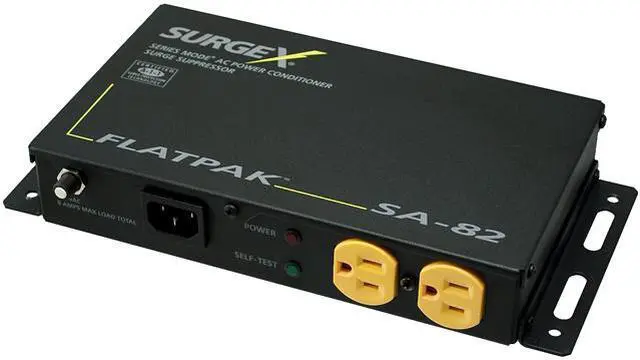 Main image of SurgeX SA-82 2 Outlets Surge Suppressor