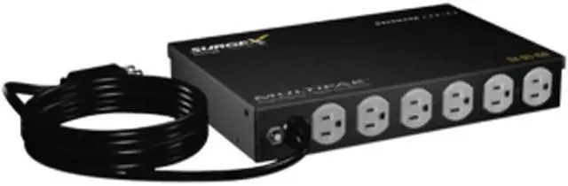 Alt view image 2 of 2 - SurgeX SX-DS-156 6 Outlets Surge Suppressor