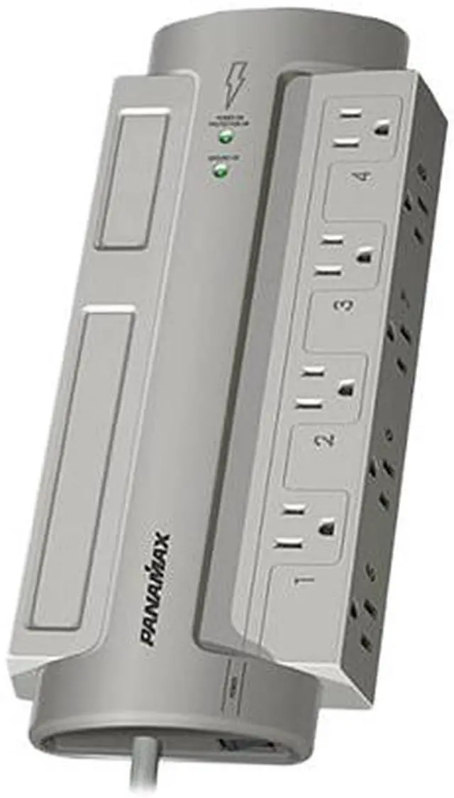 Main image of PANAMAX PM8-EX 6 ft. 8 Outlets 1650 j Surge Suppressor