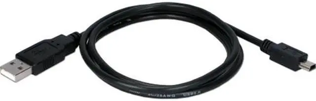 Main image of QVS USB 2.0 Type A Male to Mini B Male Sync and Charger Cable
