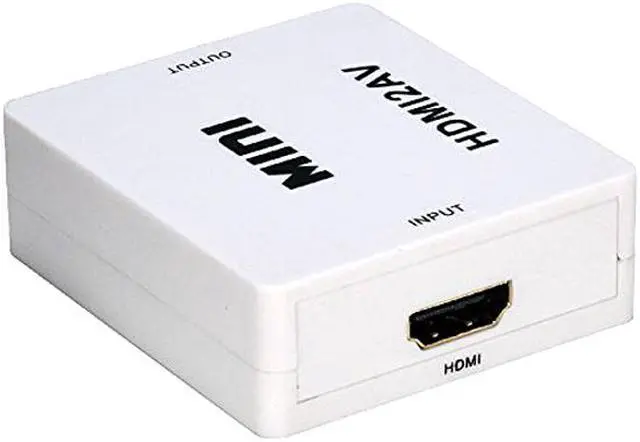 Alt view image 2 of 2 - QVS HRCA-AS-R HDMI to Composite Video & Stereo Audio Converter