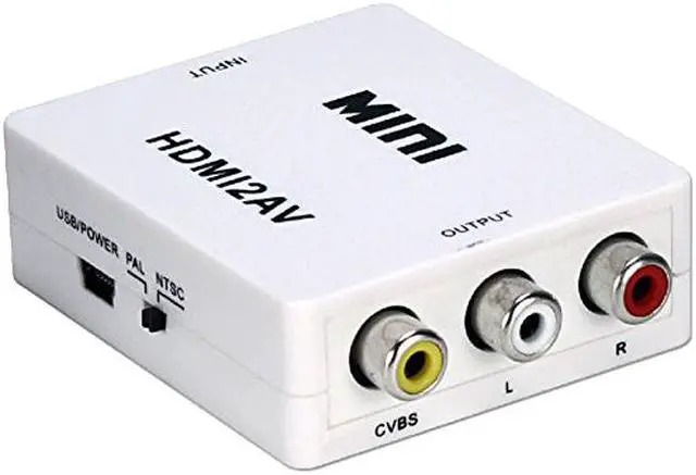Main image of QVS HRCA-AS-R HDMI to Composite Video & Stereo Audio Converter