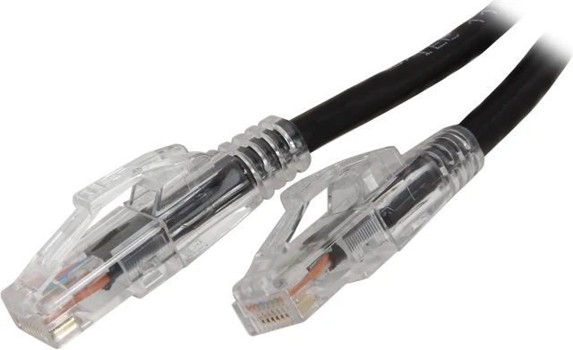 Net Style Lock NTW NL-U6K-010BK 10 ft. Patented net-Lock Patch Cord Snagless Network ...