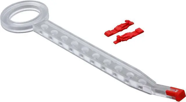 Main image of NTW NL-KL-RD-2 Red net-Lock™Locking key insert, tamper resistant, for net-Lock™ patch cords; 2pcs