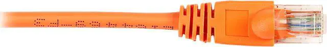 Main image of Black Box CAT6 Value Line Patch Cable, Stranded, Orange, 7-ft. (2.1-m)