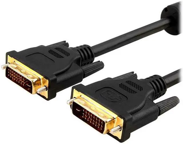 Alt view image 2 of 3 - Insten 675416 Black Dvi-D Digital / Digital Dual Link Cable 9.9Gbps 24+1 Pin M/M + Dvi-F To Vga-M Adapter