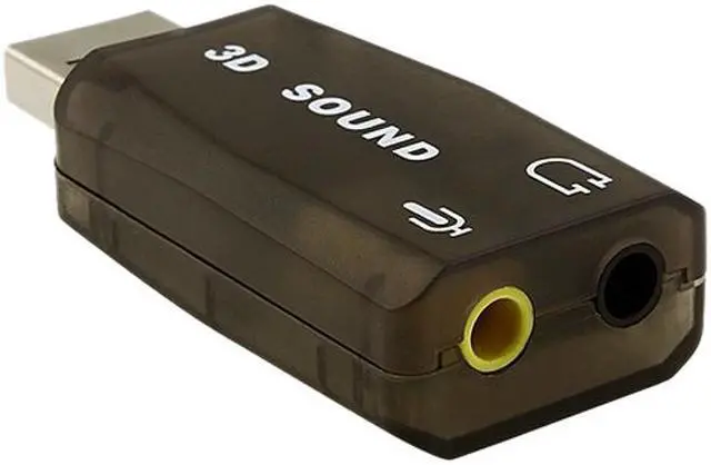 Alt view image 3 of 3 - Insten 675722 USB Sound Card Adapter for Skype / Internet phones / Chat programs / MSN / Yahoo / ICQ / AIM & more
