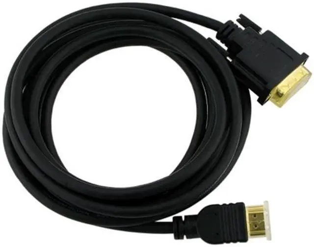 Alt view image 2 of 2 - Insten 1846940 10FT HDMI to DVI Cable M / M