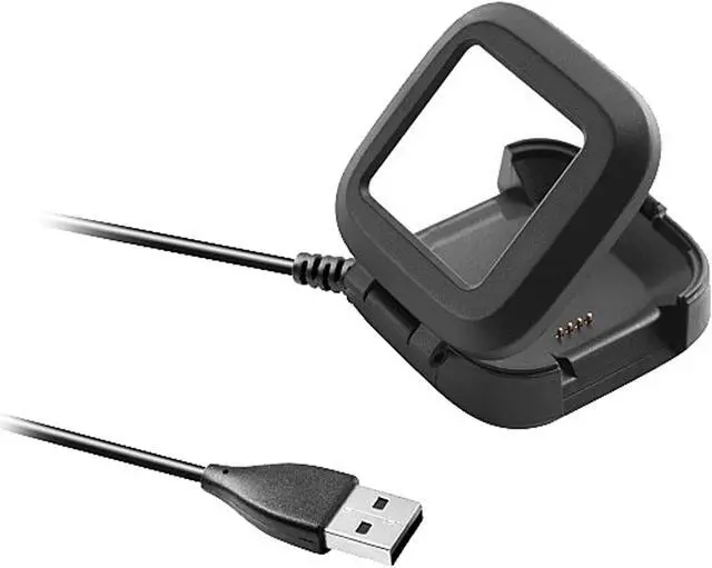 Alt view image 2 of 4 - Insten 2428574 3 Feet For Fitbit Versa Charger Replacement USB Charging Cable with Dock Cradle Adapter Compatible with Fitbit Versa Smartwatch Fitness Watch Wireless Tracker Wristband, Black - OEM