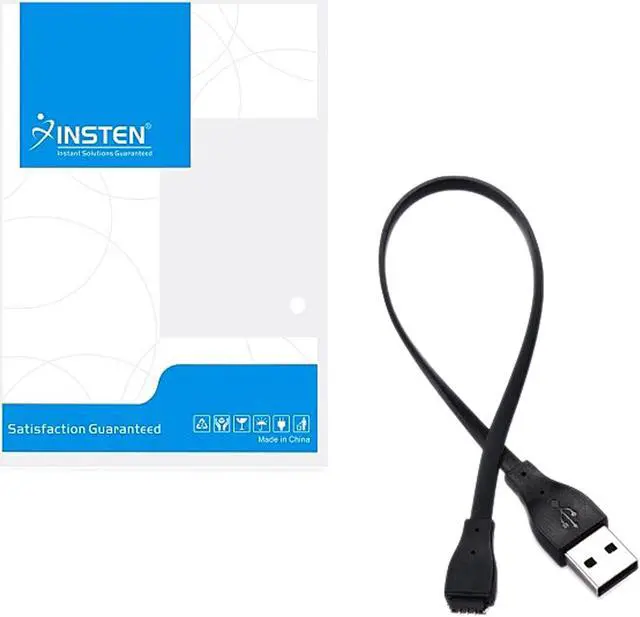 Alt view image 4 of 4 - Insten 2259205 8-inch USB Replacement Charger Charging Cable for Fitbit Force and Fitbit Charge Wireless Fitness Tracker Activity Wristband, Black (NOT Compatible with Charge 2 & Charge 3) - OEM