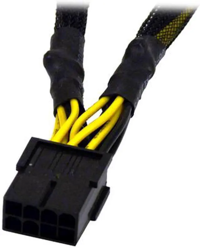 Alt view image 4 of 4 - 1ST PC CORP. 8" CB-PCIE8-Y PCI-E PCI-Express 8-pin Female to Two PCI-Express 6+2-pin Female