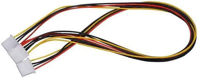 Alt view image 2 of 3 - Works CB-Y24 2 ft. Molex male to 2 x molex females