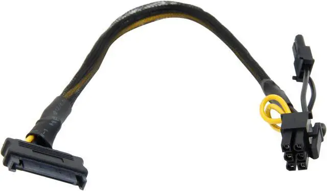 Alt view image 2 of 3 - 1ST PC CORP. CB-SA-P68F SATA 15pin Male to PCIe 6+2 female