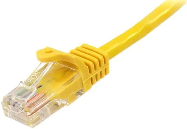 Alt view image 2 of 2 - StarTech 45PATCH25YL Cat5e Ethernet Cable - Patch Cable - Snagless Long Network Cable - Ethernet Cord - 25 ft - Yellow